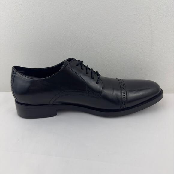 NWOB Cole Haan Preston Grand‎ Cap black leather Oxford M-9 - Picture 5 of 10